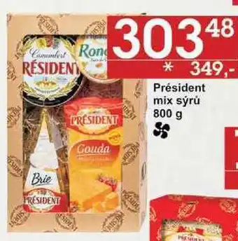 Jip Président mix sýrů, 800 g nabídka
