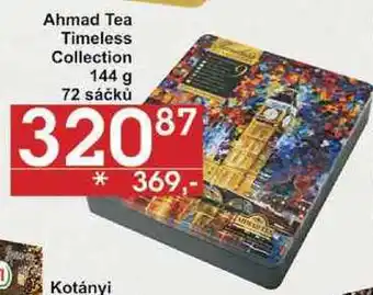 Jip Ahmad tea timeless collection 144 g, 72 sáčků nabídka
