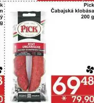 Jip Pick čabajská klobása, 200 g nabídka