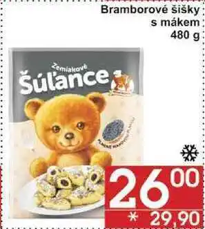 Bramborové šišky s mákem, 480 g