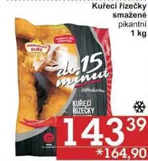 Jip Kuřecí řízečky smažené pikantní, 1 kg nabídka
