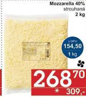 Jip Mozzarella 40% strouhaná, 2 kg nabídka