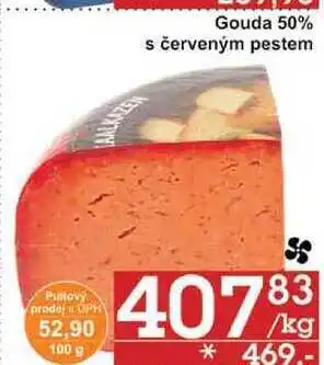 Jip Gouda 50% s červeným pestem, 100 g nabídka