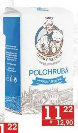 Jip Český mlynar polohrubá mouka pseničná, 1 kg nabídka