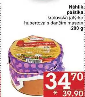Jip Náhlík paštika královská jatýrka, 200 g nabídka