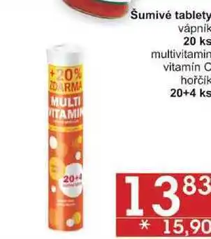 Jip Šumivé tablety vápník, 20 ks nabídka