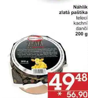 Jip Náhlík zlatá paštika telecí, 200 g nabídka