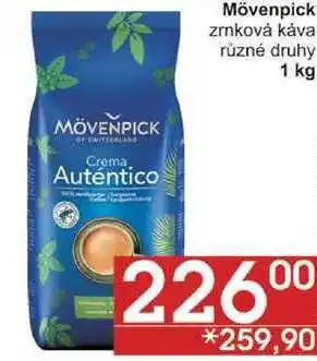 Jip Mövenpick zrnková káva různé druhy, 1 kg nabídka