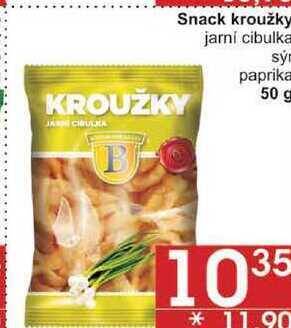 Jip Snack kroužky jarní cibulka, 50 g nabídka