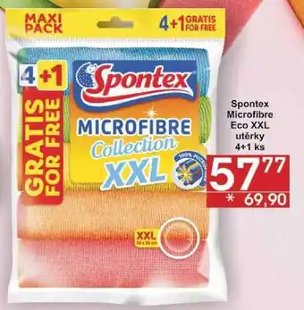 Jip Spontex microfibre eco xxl utěrky, 4+1 ks nabídka