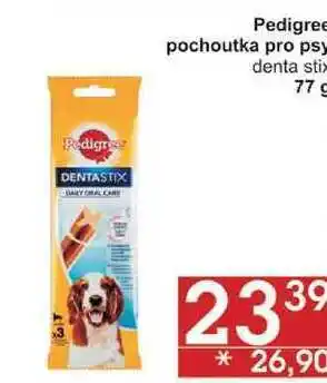 Pedigree pochoutka pro psy denta stix, 77 g