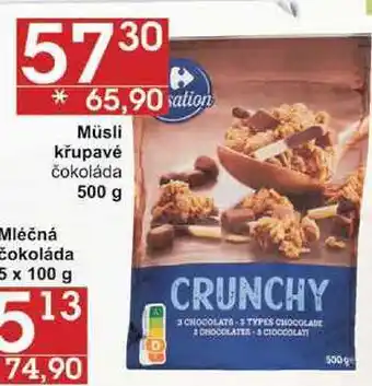 Müsli křupavé čokoláda, 500 g