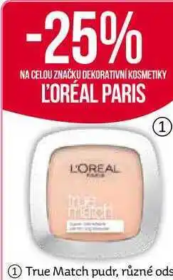 Teta L'oréal paris true match kompaktní pudr 9g nabídka