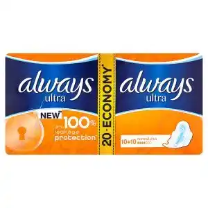 Teta Always ultra normal plus hygienické vložky 20 ks nabídka