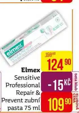 Teta Elmex sensitive professional repair & prevent zubní pasta 75 ml nabídka