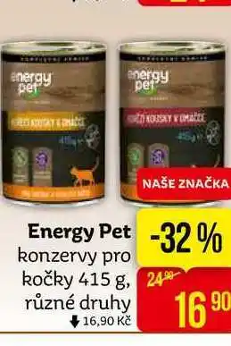 Teta Energy pet konzervy pro kočky 415 g nabídka