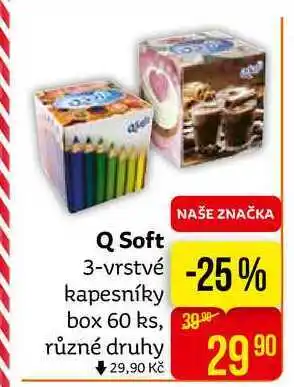 Teta Q soft 3-vrstvé kapesníky box 60 ks nabídka