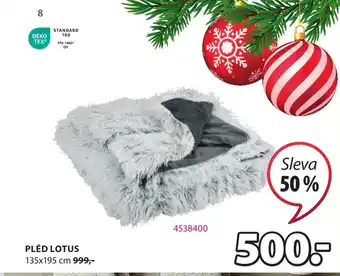 JYSK PLÉD LOTUS nabídka