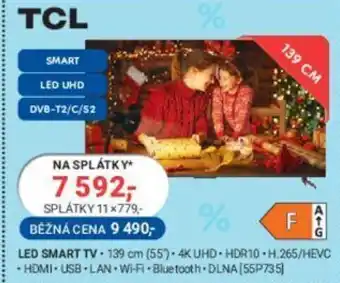 Planeo Elektro TCL LED SMART TV nabídka