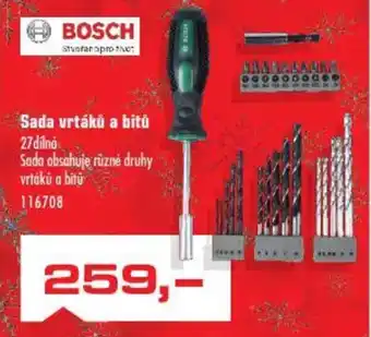 Uni Hobby BOSCH Sada vrtáků a bitů nabídka