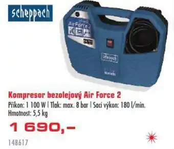 Uni Hobby Kompresor bezolejový Air Force 2 nabídka