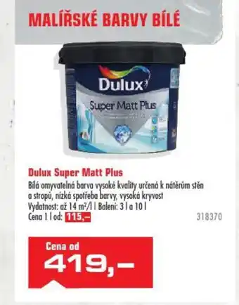 Uni Hobby Dulux Super Matt Plus nabídka