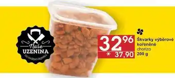 Škvarky výběrové kořeněné chorizo, 200 g