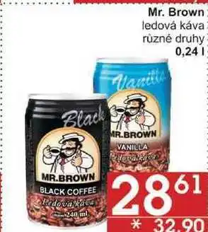Jip Mr. brown ledová káva různé druhy, 0,24 l nabídka
