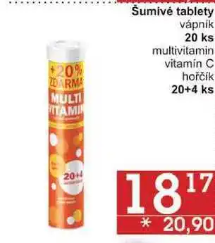 Jip Šumivé tablety vápník, 20 ks nabídka