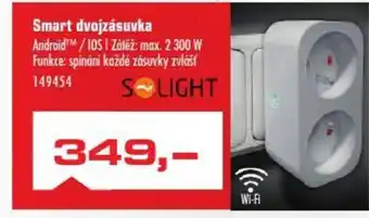 Smart dvojzásuvka