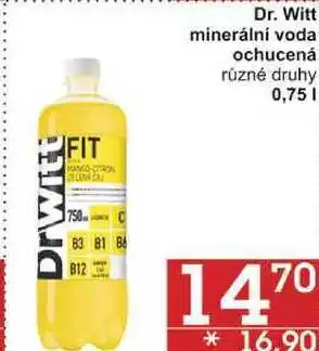 Jip Dr. witt minerální voda ochucená různé druhy, 0,75 l nabídka