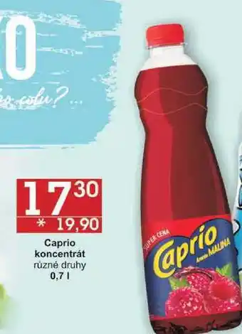 Jip Caprio koncentrát různé druhy, 0,7 l nabídka