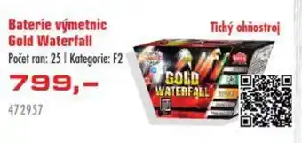 Uni Hobby Baterie výmetnic Gold Waterfall nabídka