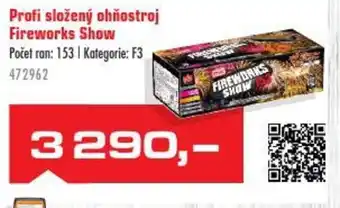 Uni Hobby Profi složený ohňostroj Fireworks Show nabídka