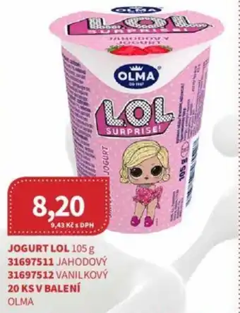 Kubík potraviny JOGURT LOL 105 g nabídka