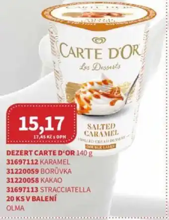 Kubík potraviny DEZERT CARTE D'OR 140 g nabídka