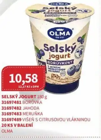 Kubík potraviny SELSKÝ JOGURT 180 g nabídka
