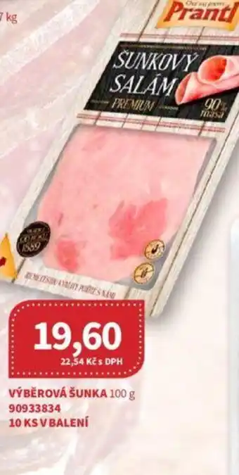 Kubík potraviny VÝBĚROVÁ ŠUNKA 100 g nabídka