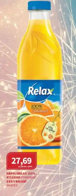 Kubík potraviny NÁPOJ RELAX 100% 1 l. nabídka