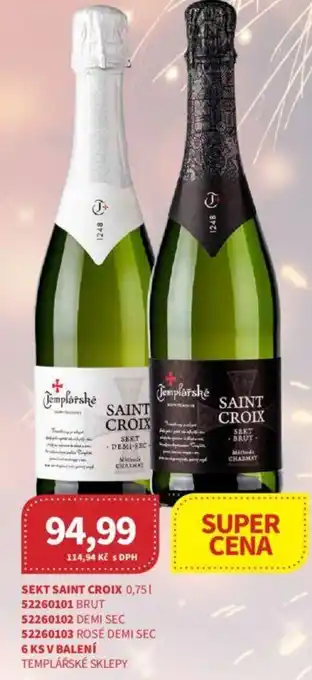 Kubík potraviny SEKT SAINT CROIX 0,75 l. nabídka