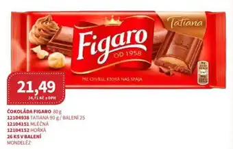 Kubík potraviny ČOKOLÁDA FIGARO 80g nabídka
