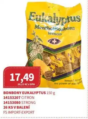 BONBONY EUKALYPTUS 150 g