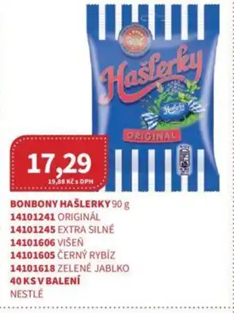 BONBONY HAŠLERKY 90 g