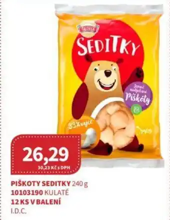 PIŠKOTY SEDITKY 240 g