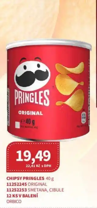 Kubík potraviny CHIPSY PRINGLES 40 g nabídka