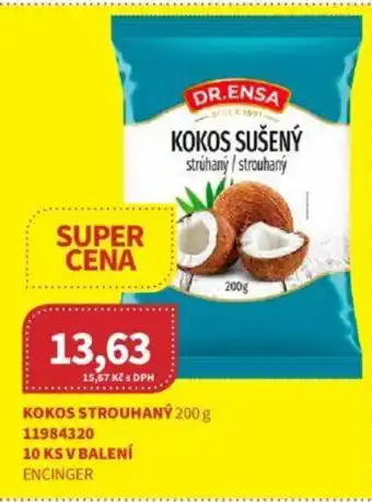Kubík potraviny KOKOS STROUHANÝ 200 g nabídka