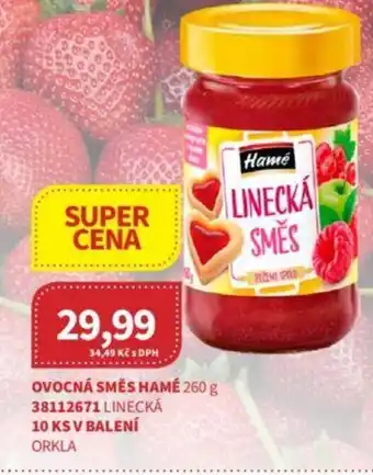 Kubík potraviny OVOCNÁ SMĚS HAMÉ 260 g LINECKÁ nabídka