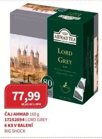 Kubík potraviny ČAJ AHMAD 160 g nabídka
