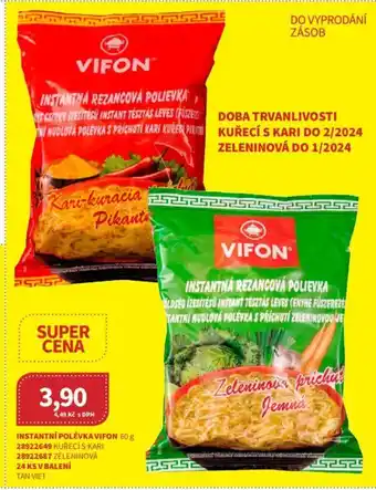 Kubík potraviny INSTANTNÍ POLÉVKA VIFON 60 g nabídka