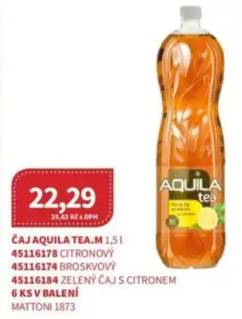 Kubík potraviny ČAJ AQUILA TEA.M 1,5 l. nabídka